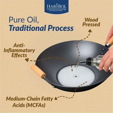 Haribol Coconut Wood Pressed Oil (Nariyal Oil)