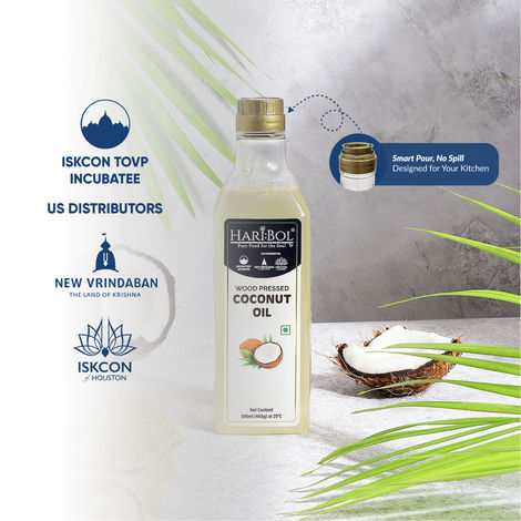 Haribol Coconut Wood Pressed Oil (Nariyal Oil)