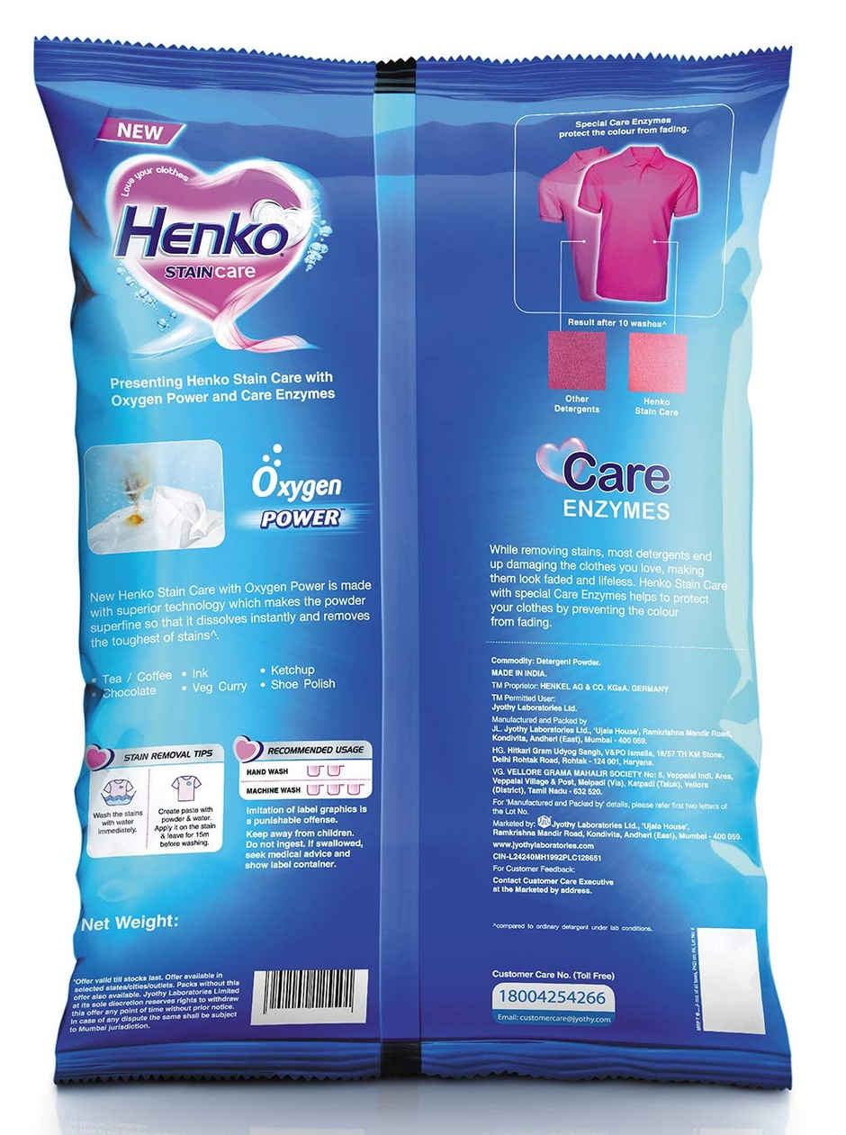 Henko Stain Care Detergent Powder