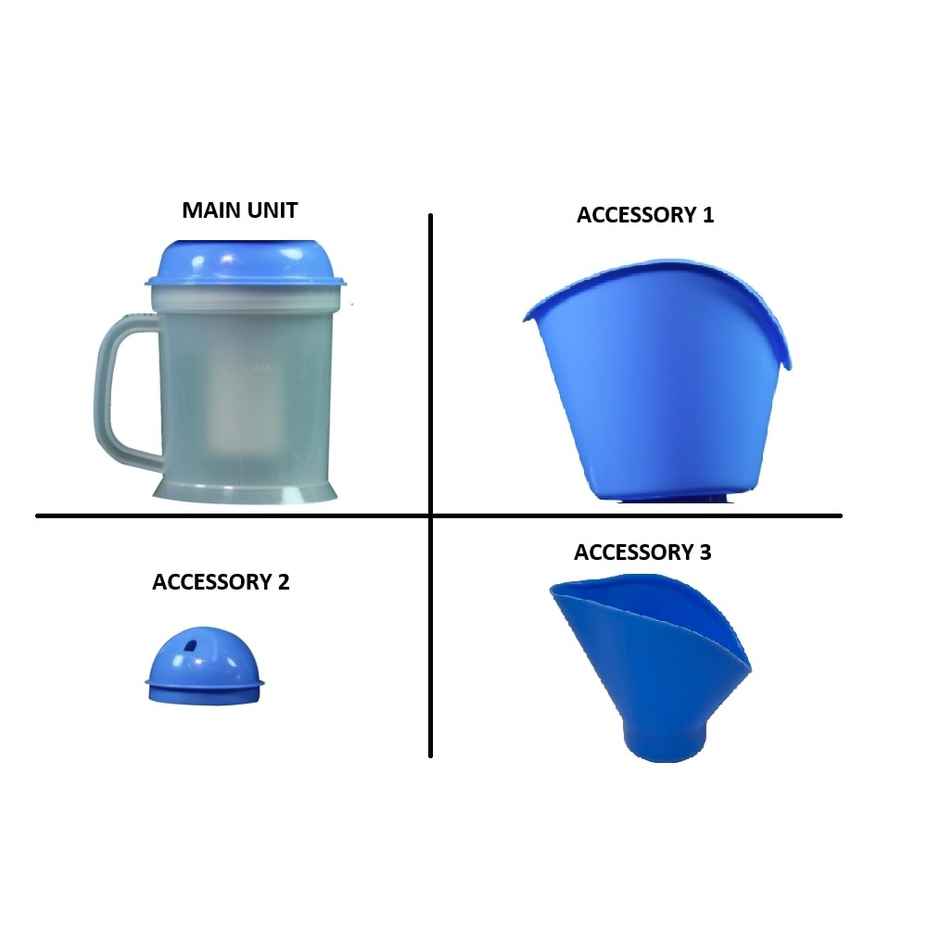 Sahyog Wellness 3 In 1 Steam Vaporizer Blue