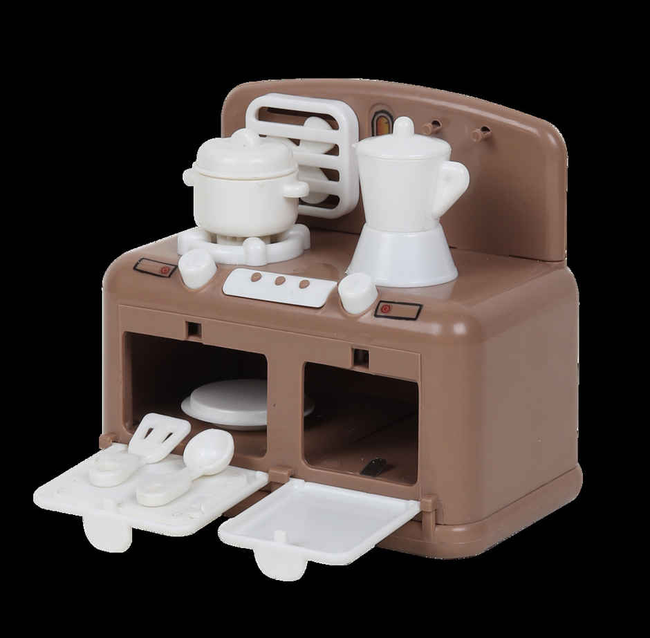 Anz Toy Brown Kitchen Mini Oven Ph 9412