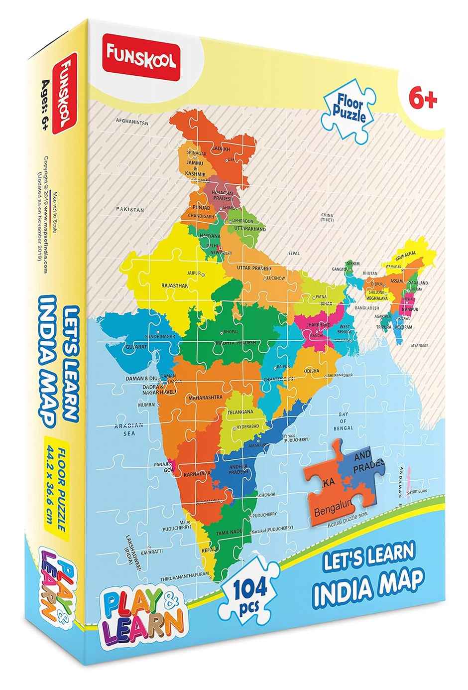 Funskool India Map Puzzles