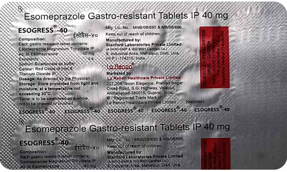 Esogress-40 Tablet