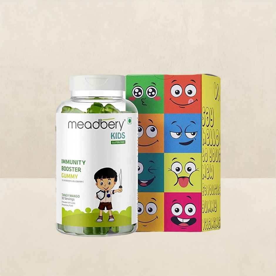 Meadbery Immunity Multivitamin Gummies Herbal Supplements For Kids & Adults