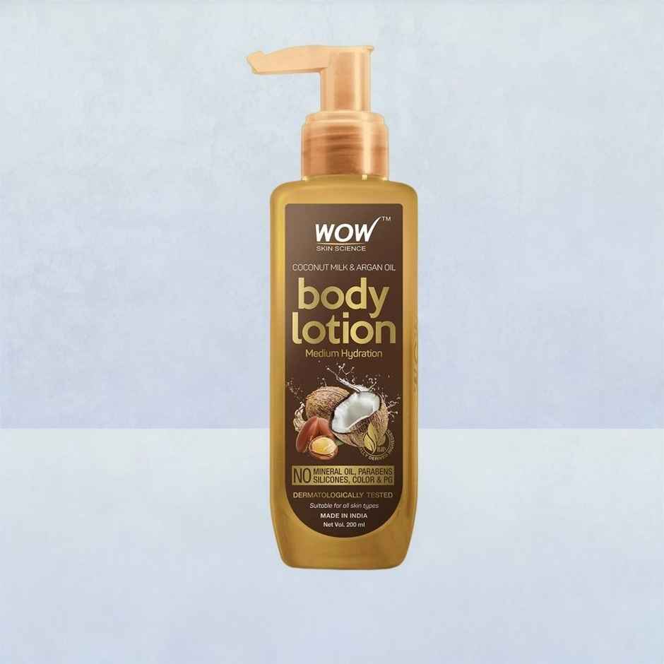 Wow Skin Science Coconut-Milk-Argan-Oil-Body-Lotion-Medium-Hydration