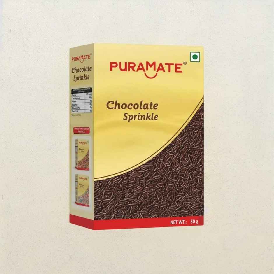 Puramate Chocolate Sprinkle for Cake | Muffin