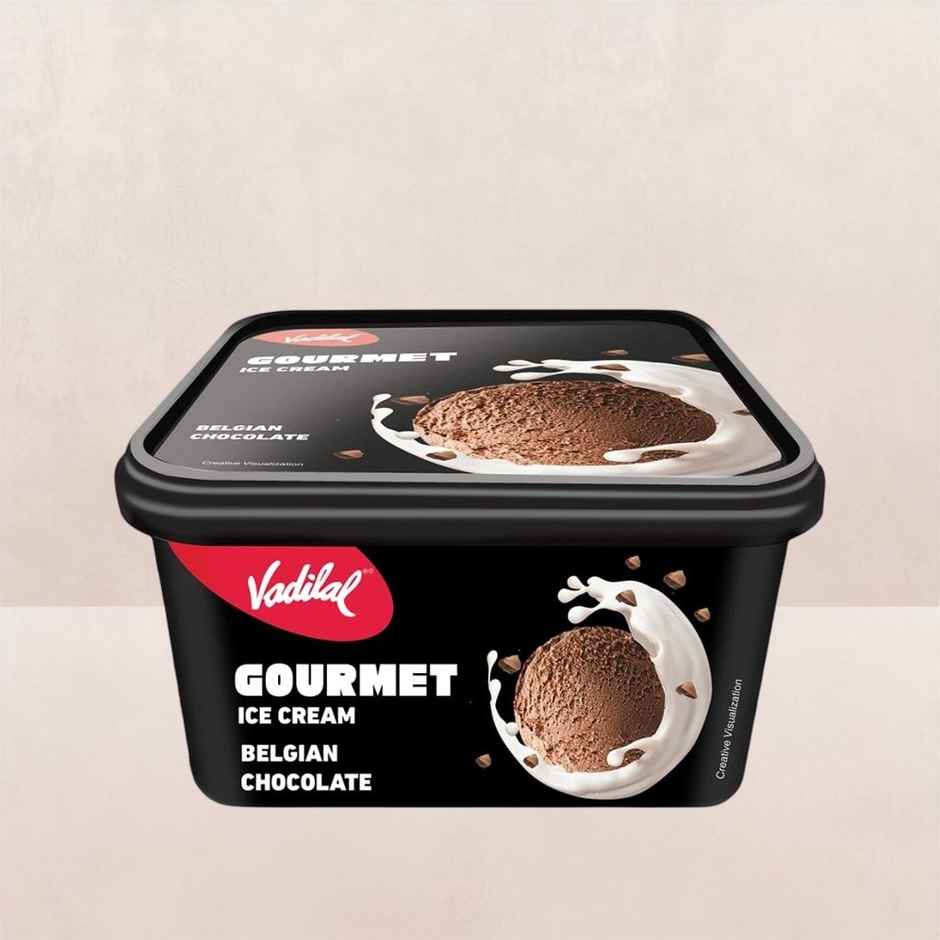 Vadilal Belgian Chocolate Ice Cream Tub | Creamy & Indulgent