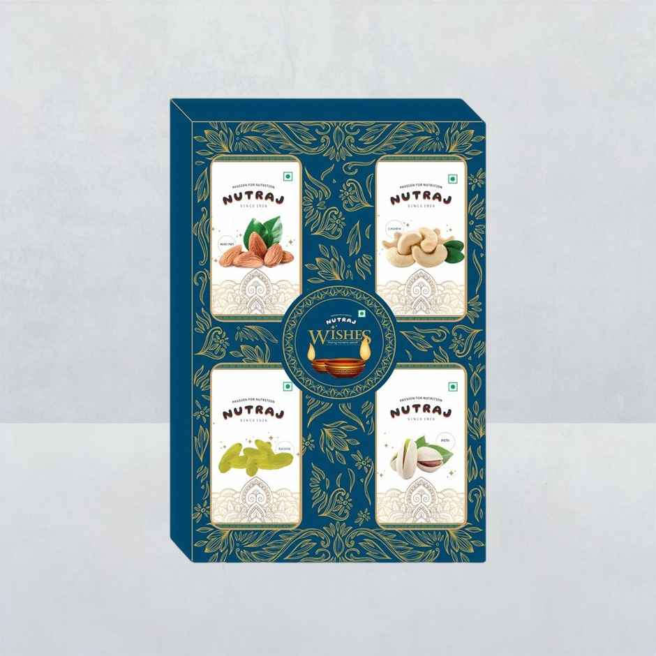 Nutraj Dry Fruit Gift Box Wishes Square Box
