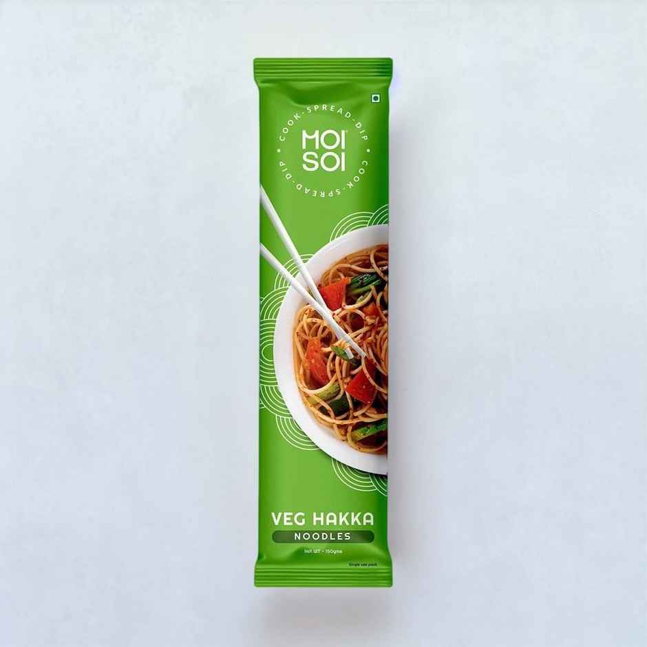 Moi Soi Veg Hakka Noodles - Non-Sticky | Easy To Cook | No Preservatives