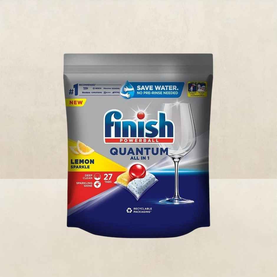 Finish Quantum Lemon Dishwasher Tablets
