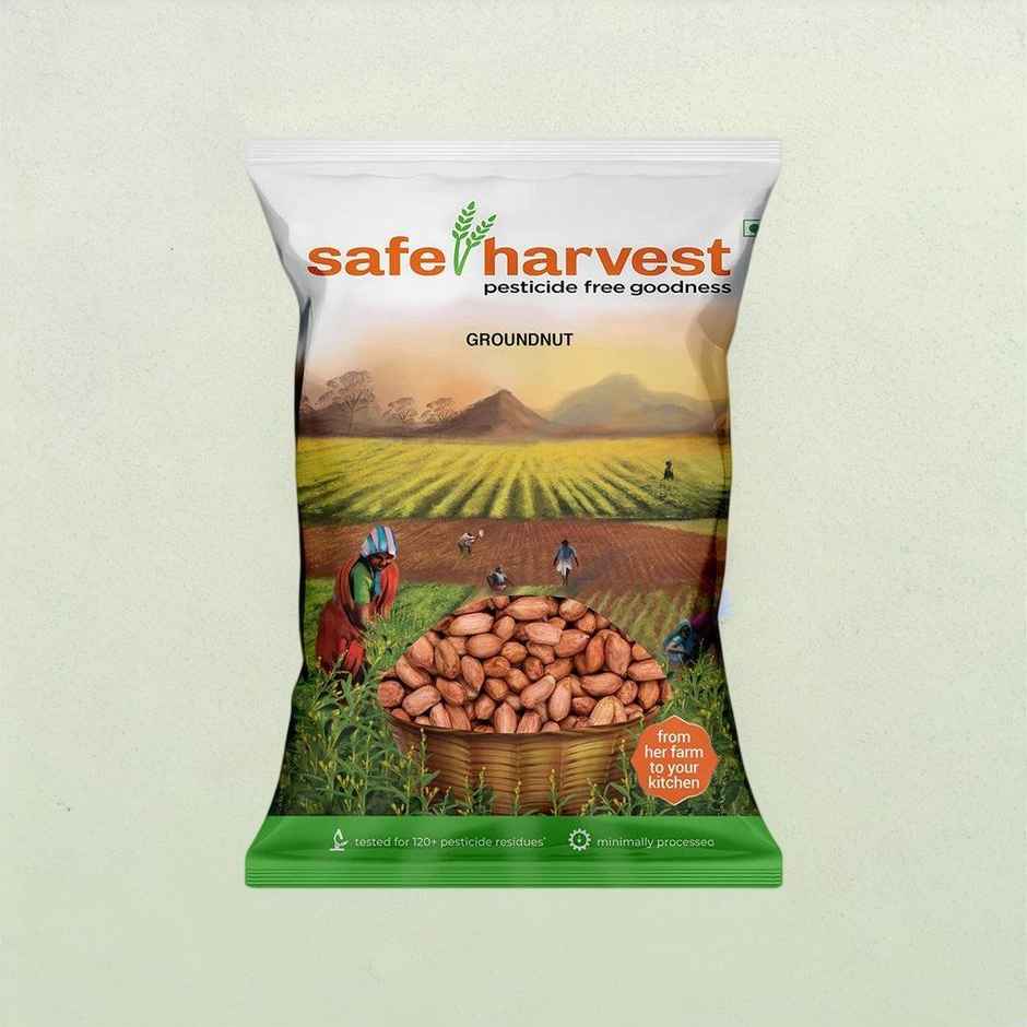 Tata Sampann, High in Fibre Poha(Thick)(500 gms) & Safe Harvest Groundnut(500 gms) Combo