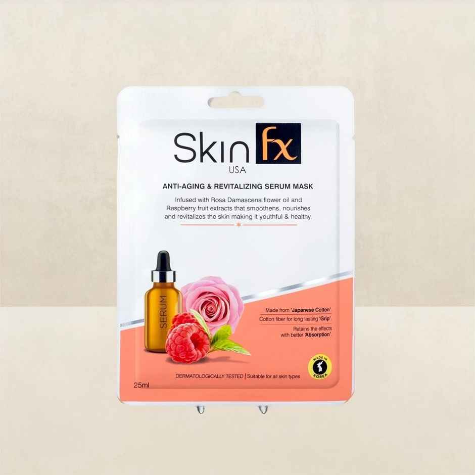 Skin Fx Anti Aging Sheet Mask, Serum Face Mask