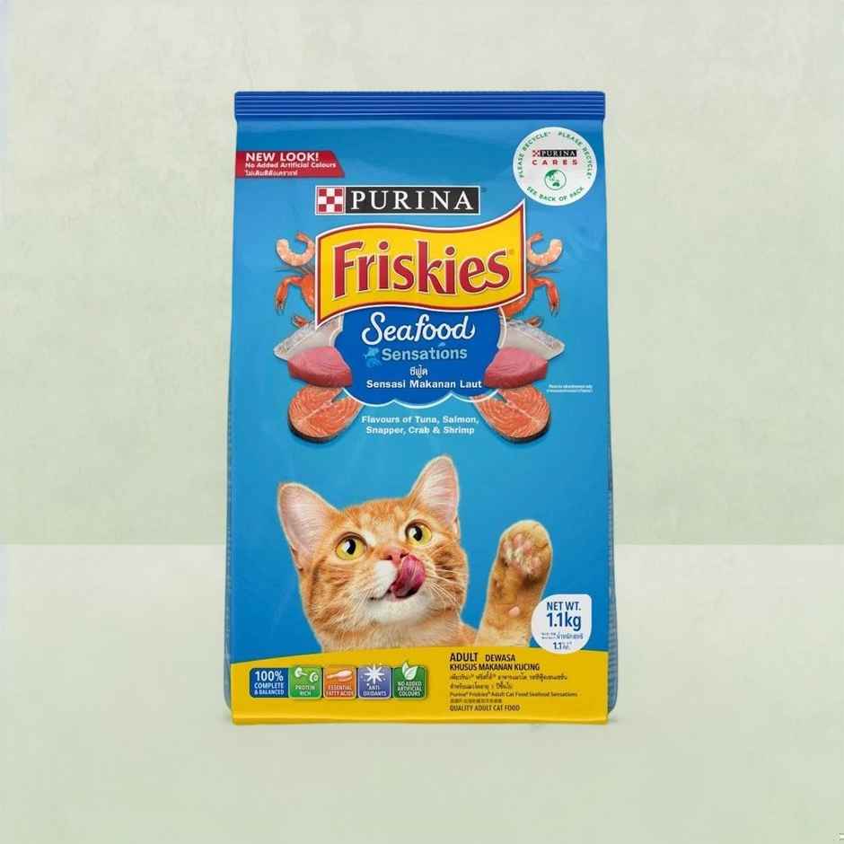 Purina Friskies Seafood Sensation Dry Adult Cat Food