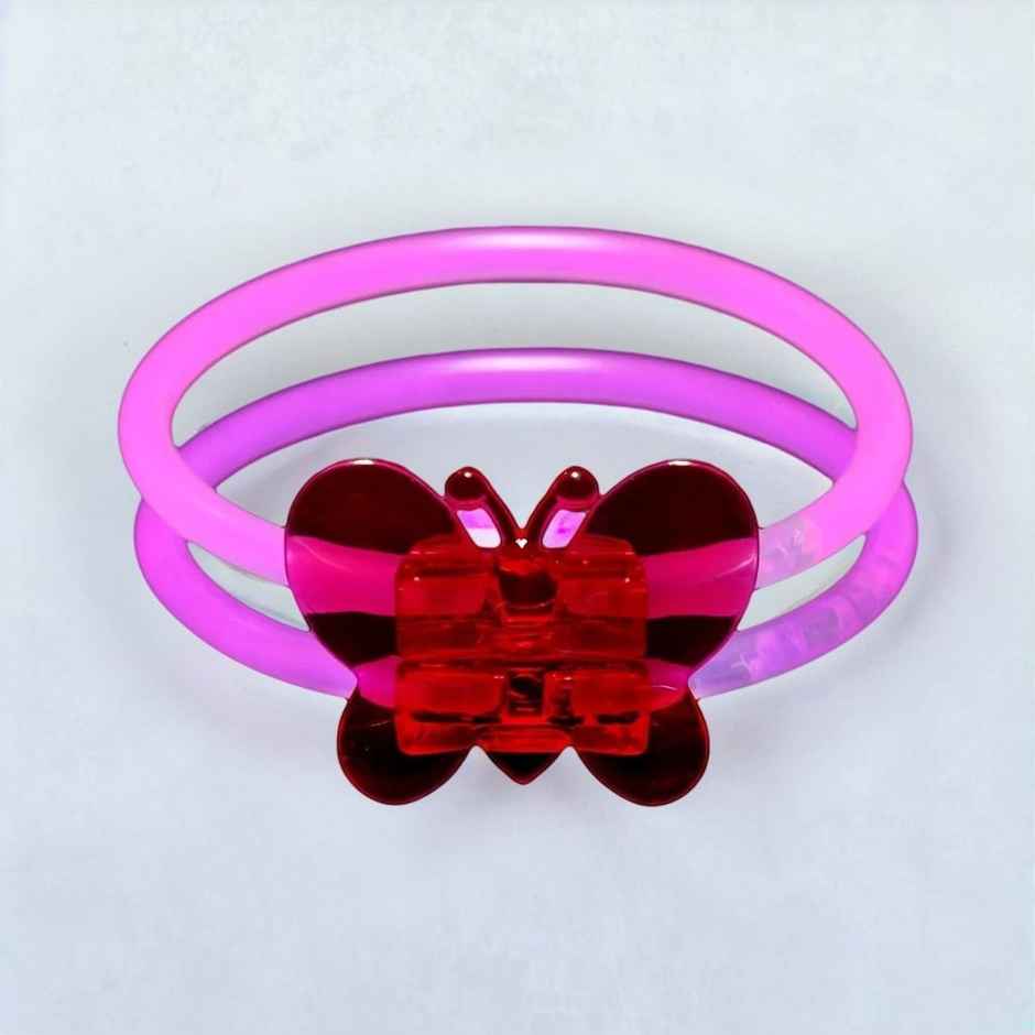 Glow in The Dark Bracelet Glow Sticks With Butterfly Connector | Party Propz