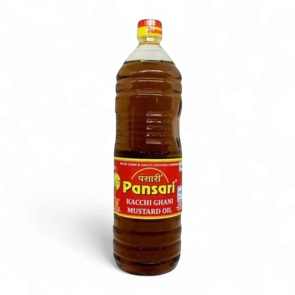 Pansari Kachi Ghani Mustard Oil - Bottle