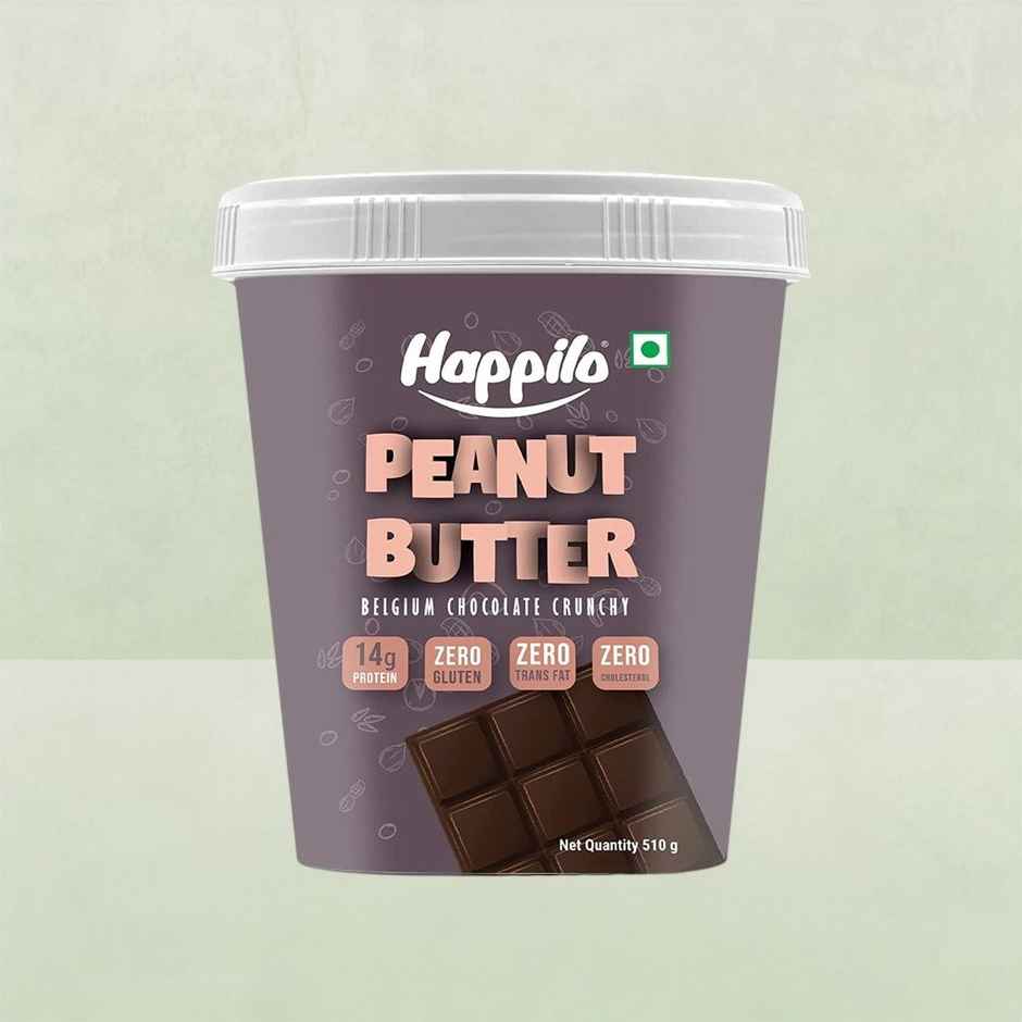 Happilo Belgium Chocolate Peanut Butter Crunchy
