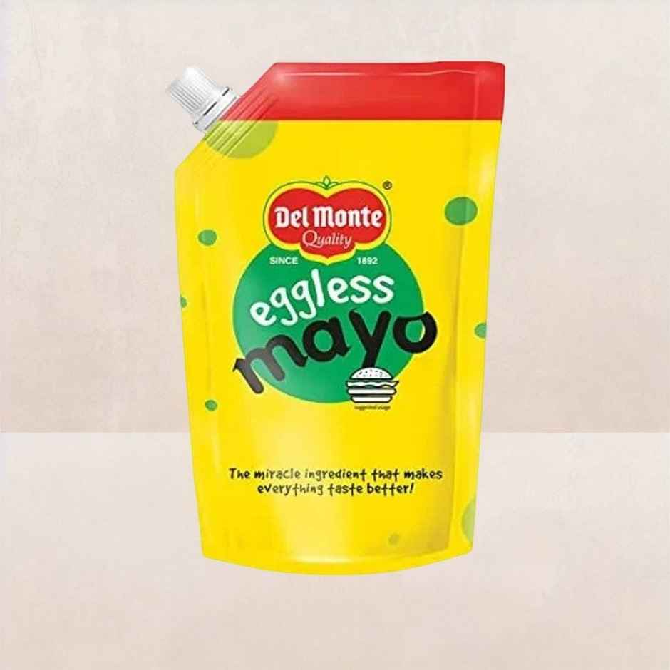 Del Monte Classic Blend Tomato Ketchup Pouch (950gms) & Del Monte Eggless Mayo (500gms) Combo