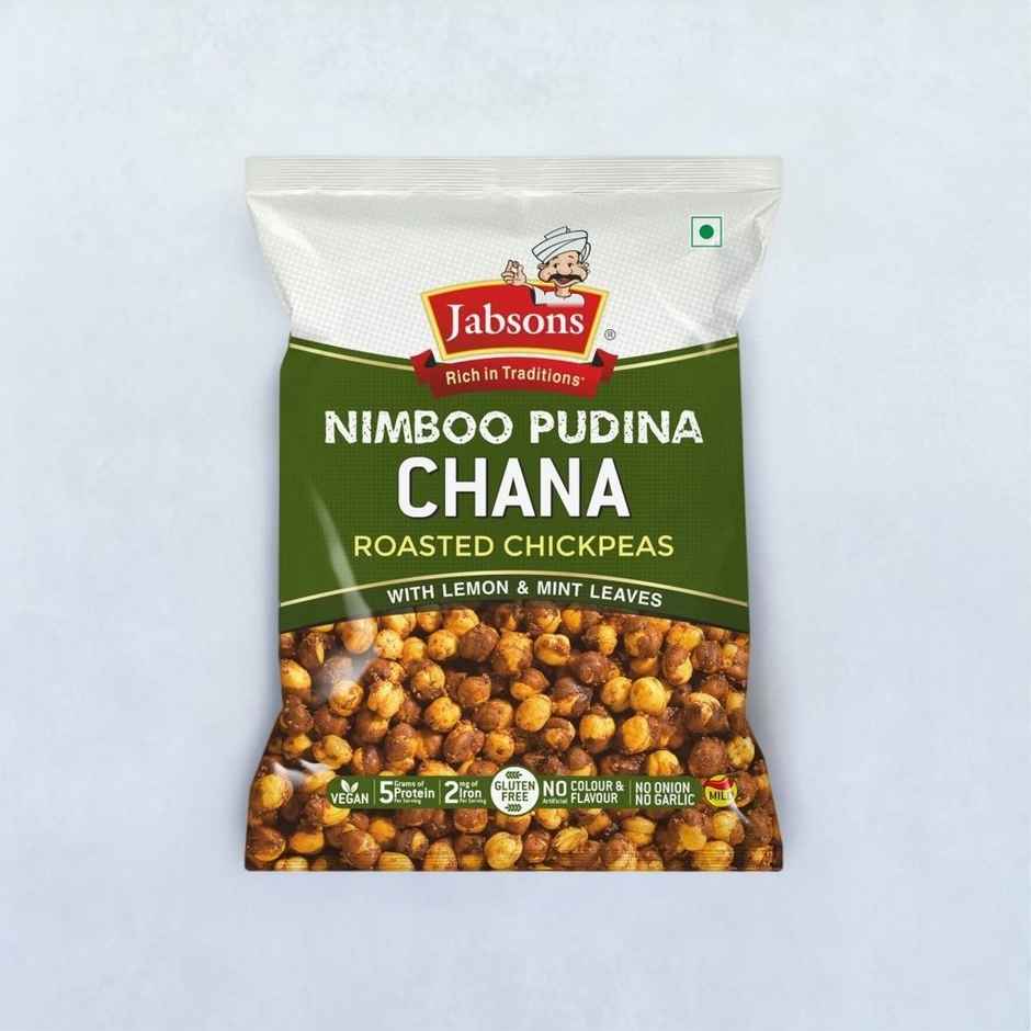 Jabsons Chana Nimboo Pudina | Roasted Chickpeas