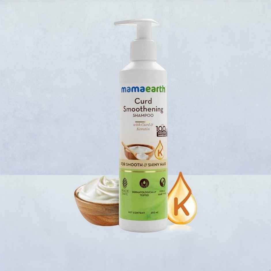 Mamaearth Curd Smoothening Shampoo