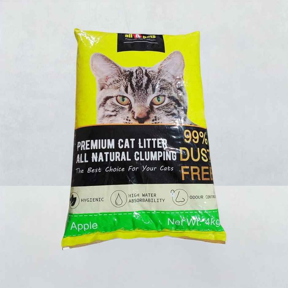 All4Pet Apple Premium All Natural Clumping Cat Litter