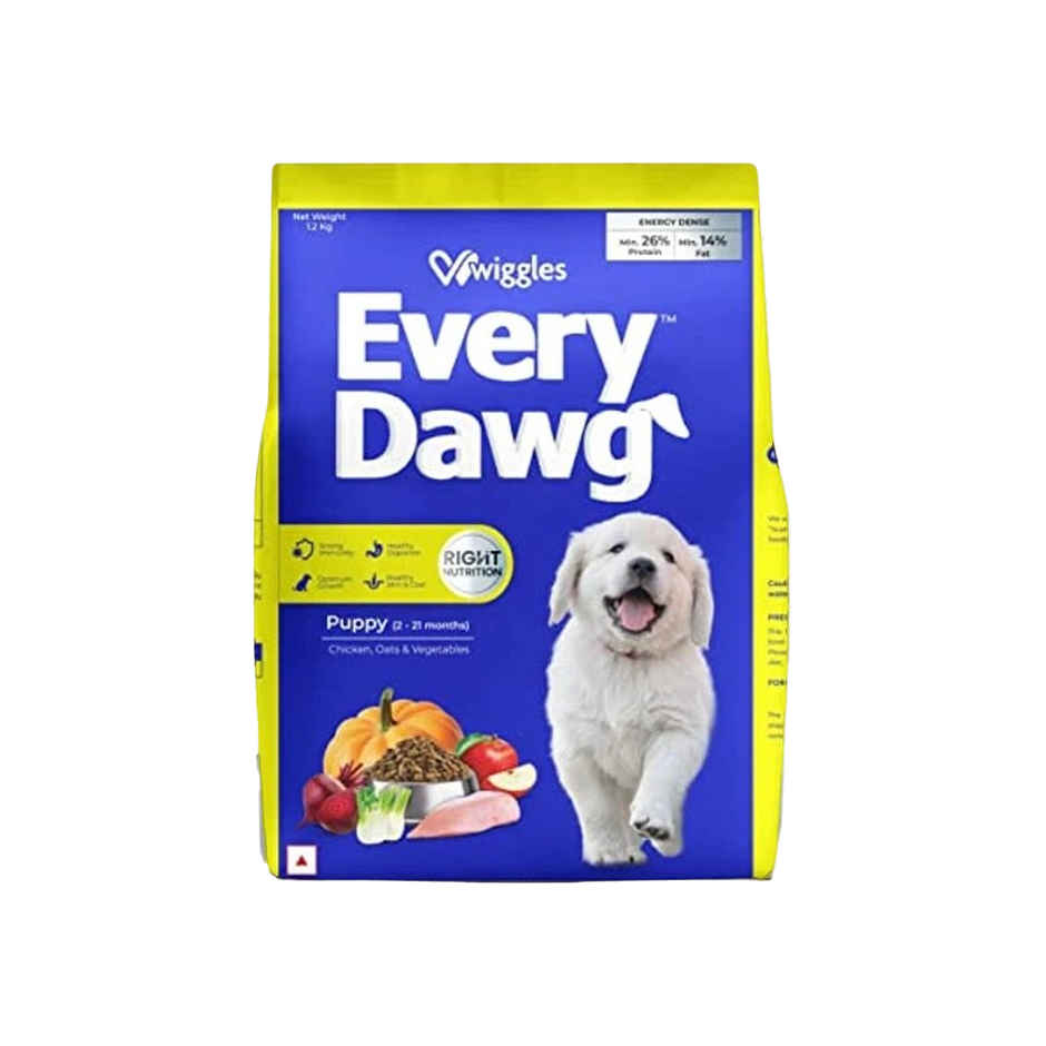 Wiggles EveryDawg Dry Puppy Dog Food (Chicken, Oats & Vegetables)