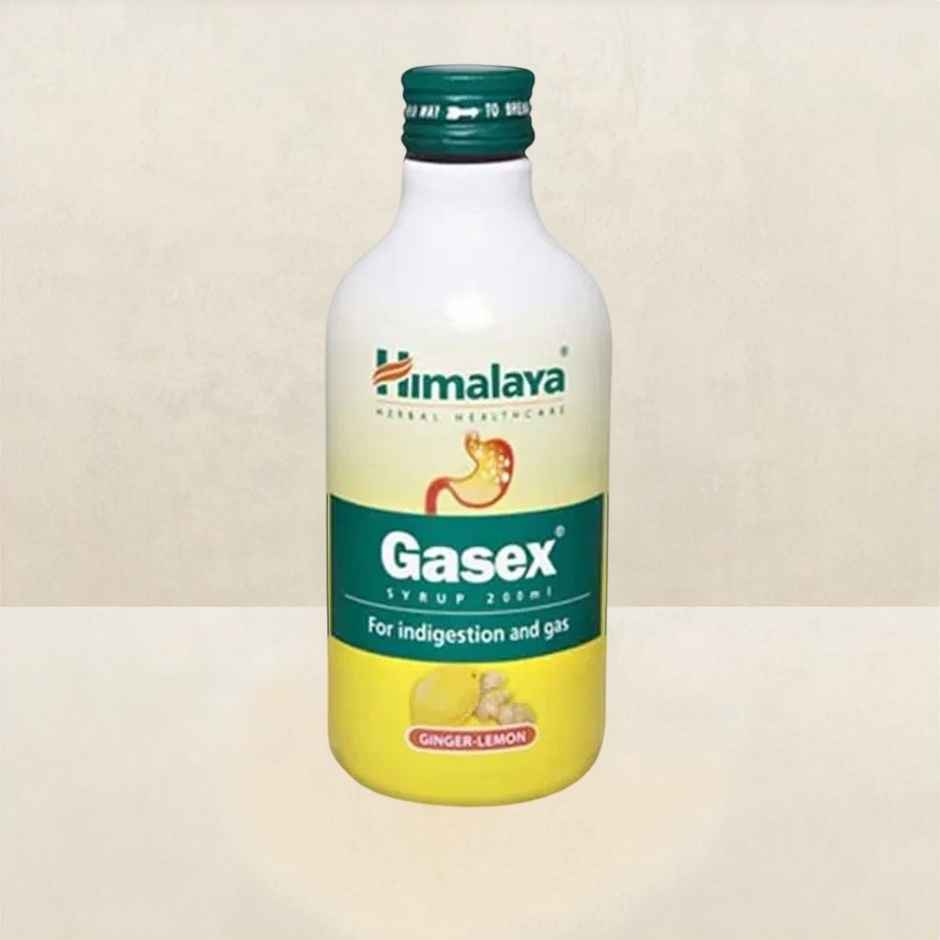 Himalaya Gasex Syrup Ginger Lemon Flvr