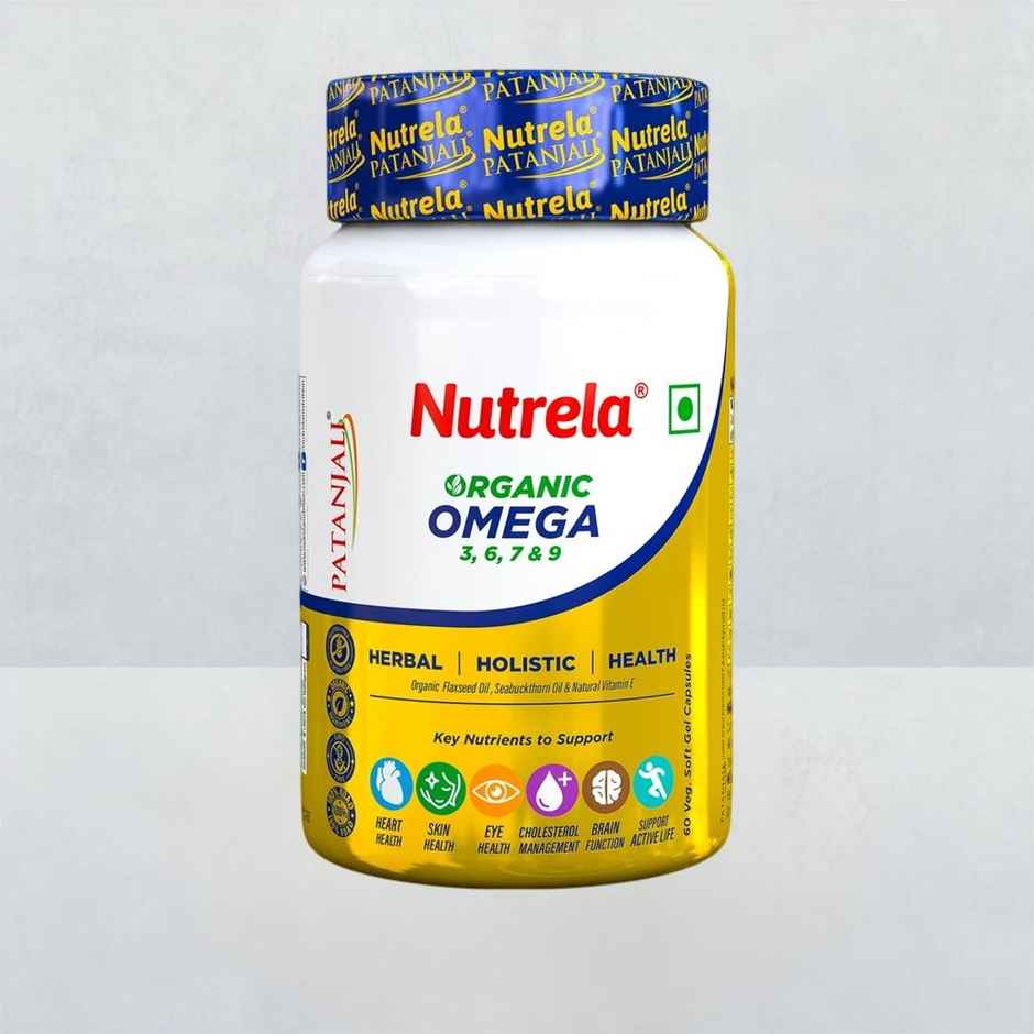 Patanjali Nutrela Omega 3,6,7,9 Organic Capsules