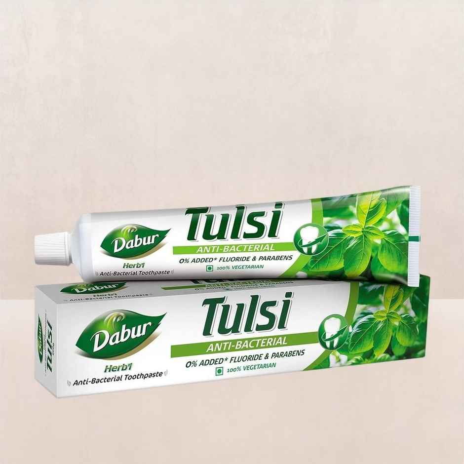 Dabur Herb'l Tulsi Anti Bacterial Toothpaste