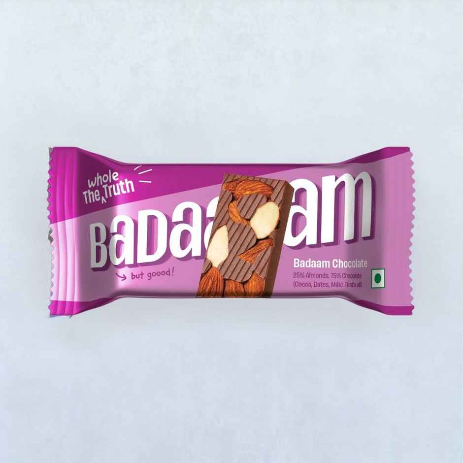 The Whole Truth Badaaaam Chocolate Bar With Almonds