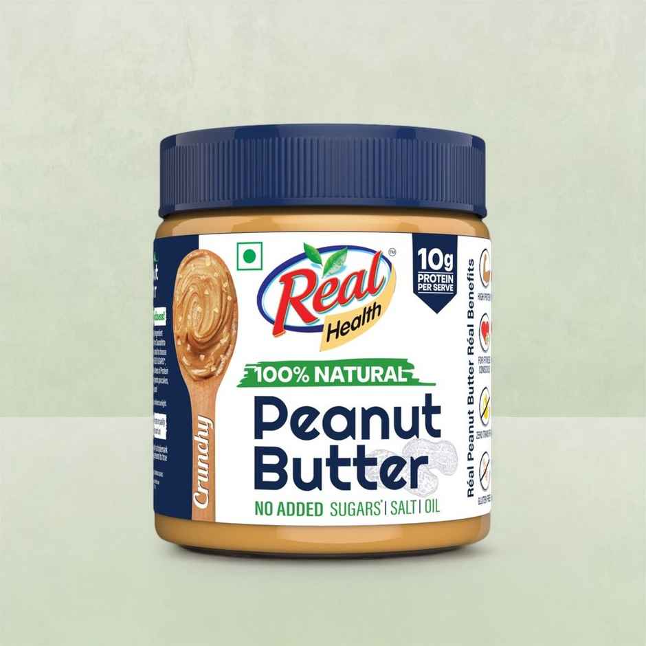 Real Truly Natural Peanut Butter -Crunchy| No added Sugar, Salt & Oil