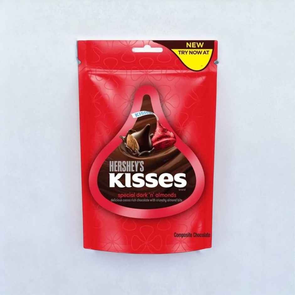 Hershey's Kisses Special Dark 'N' Almonds Chocolates Share Bag