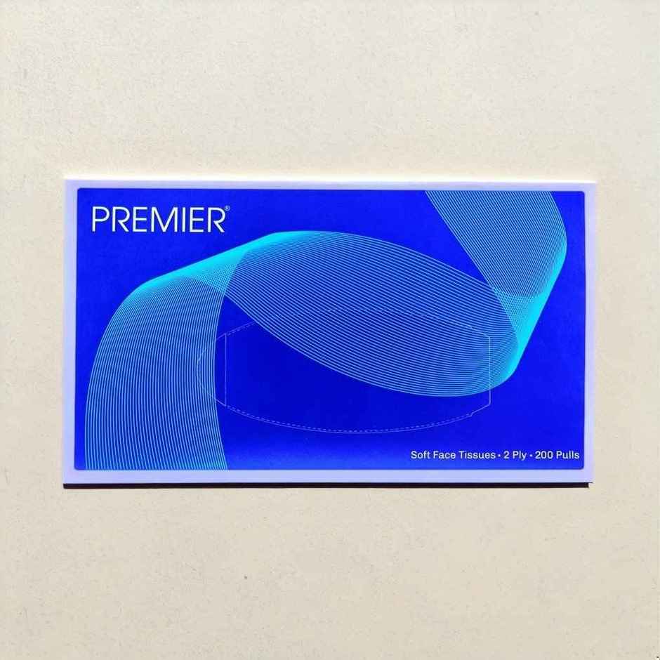Premier Face Tissue Box | 2 ply | 200 Pulls