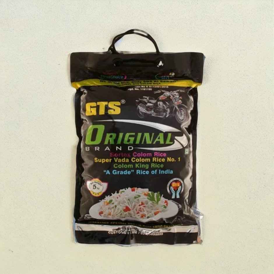 Fortune Sunlite Refined Sunflower Oil (Pouch)(1 l), Gts Original Kolam Rice(5 kg) & Parrys White Label Sugar(1 kg) Combo