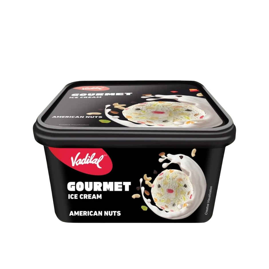 Vadilal American Nuts Ice Cream Tub | Creamy & Nutty