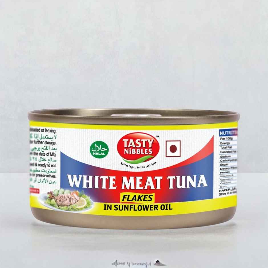 Tasty Nibbles White Meat Tuna Flakes In Sunflower Oil
