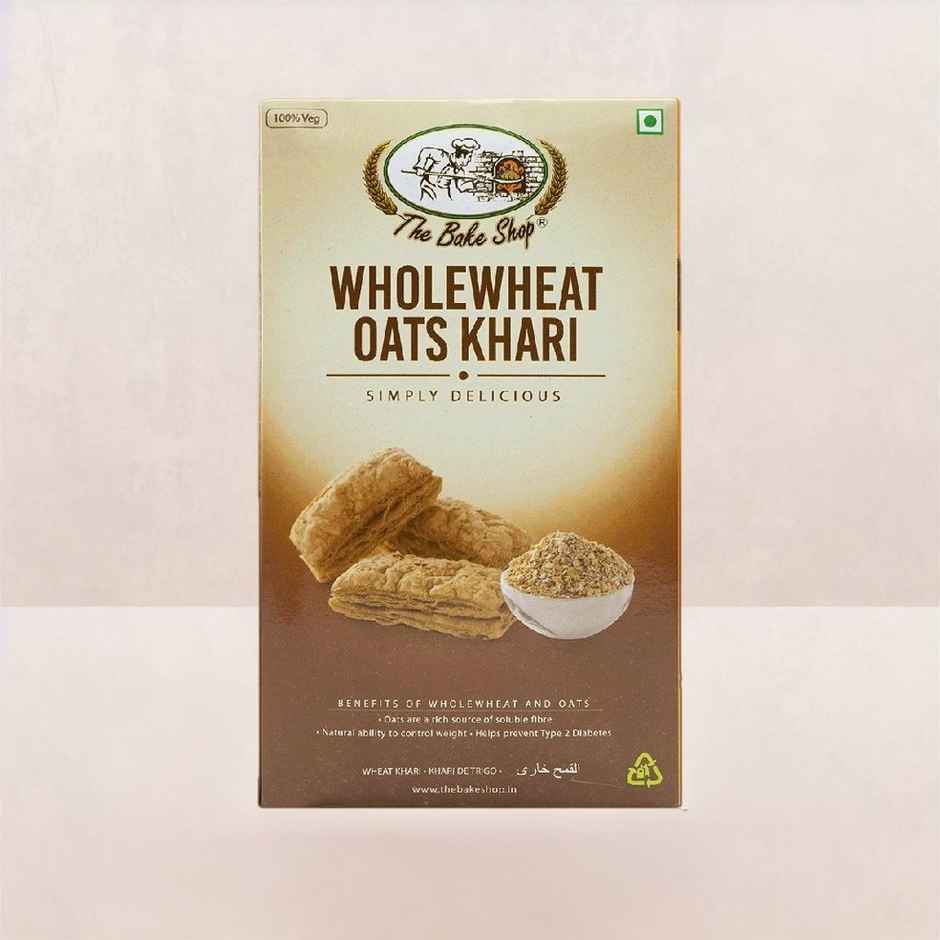 The Bake Shop Whole Wheat Oats Khari