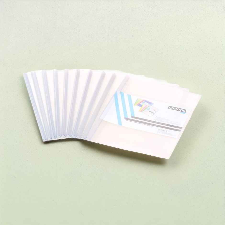 Chrome A4 Slide Grip Report Cover