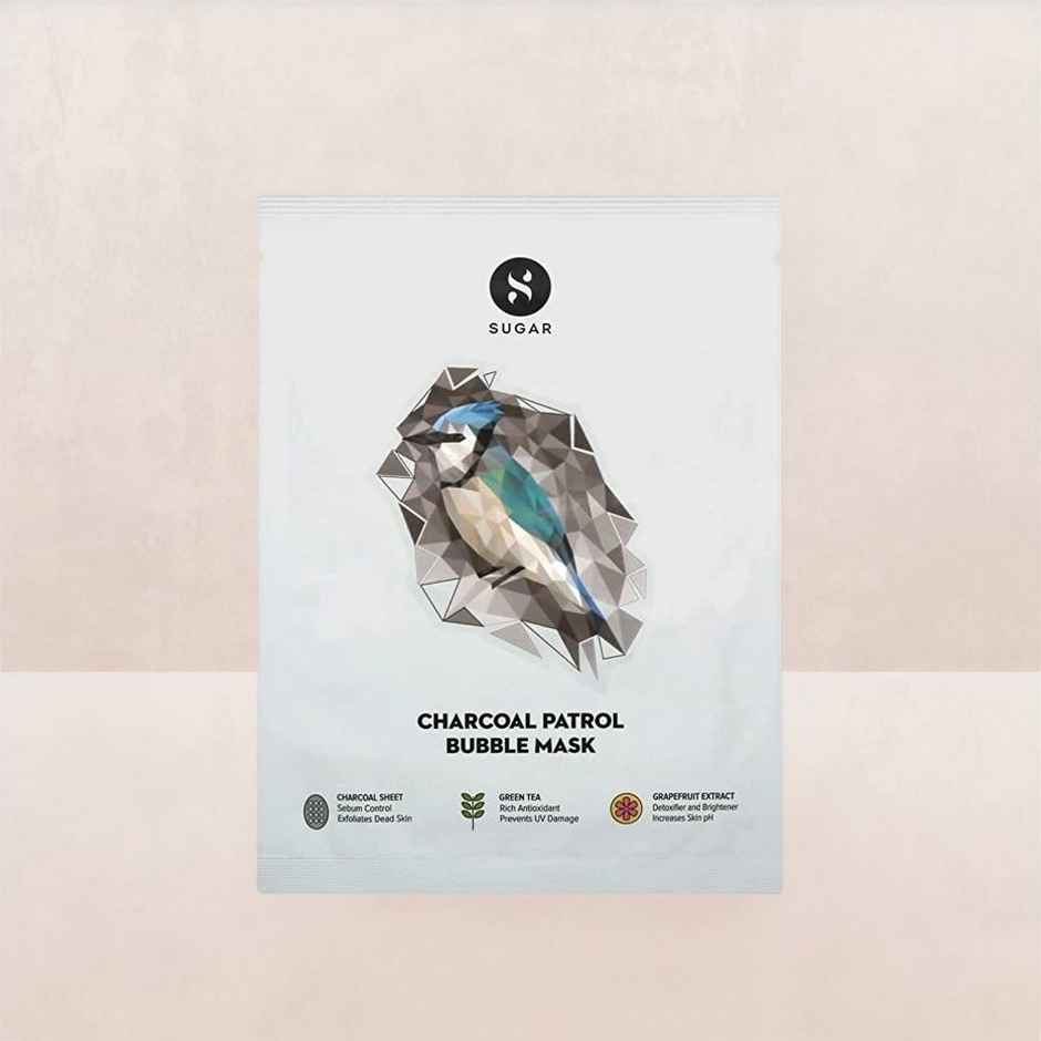 SUGAR Cosmetics Charcoal Patrol Bubble Mask