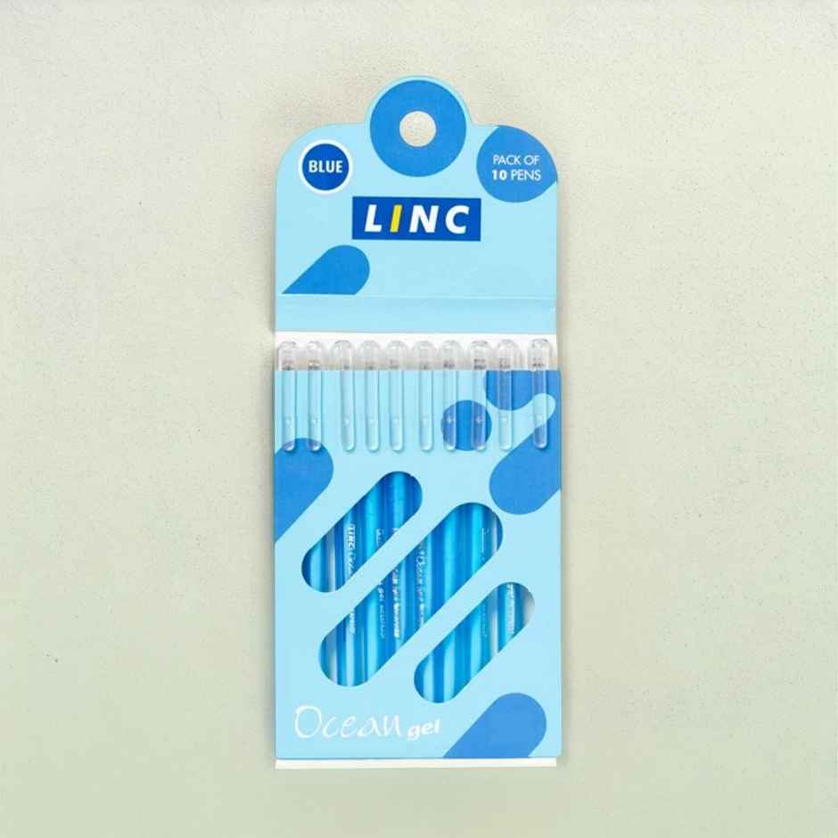 Linc Ocean Gel 0.6 mm Pens, Blue Ink
