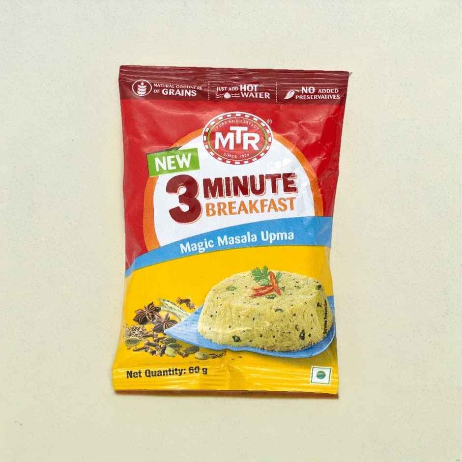 MTR 3 Minute Breakfast - Magic Masala Upma Combo