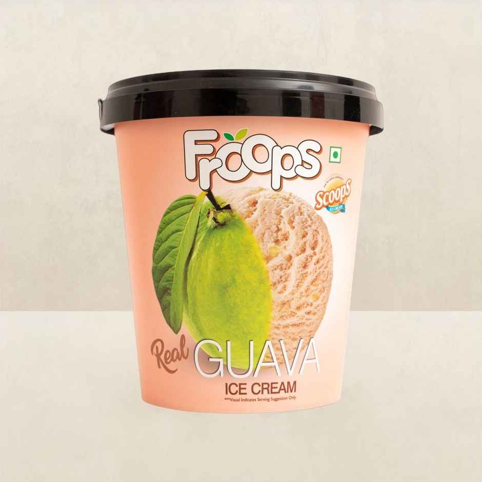 Scoops Froops Real Guava Ice Cream