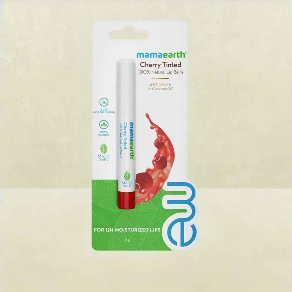 Mamaearth Cherry Tinted Natural Lip Balm For Women