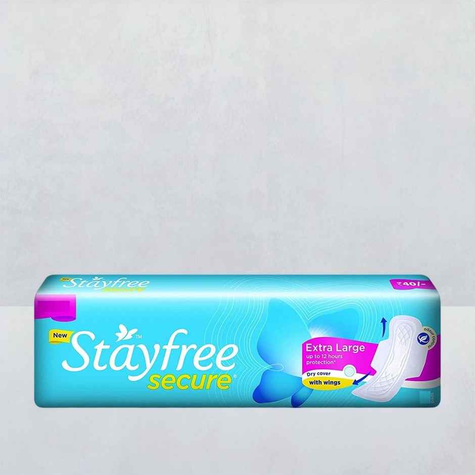 Stayfree Secure Dry Cover XL Sanitary Pads