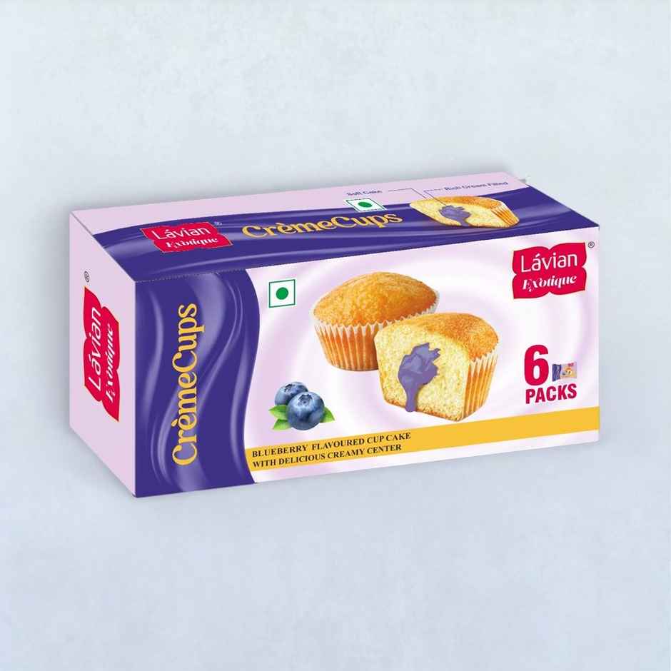 Lavian Exotique Creme Cups  Blueberry