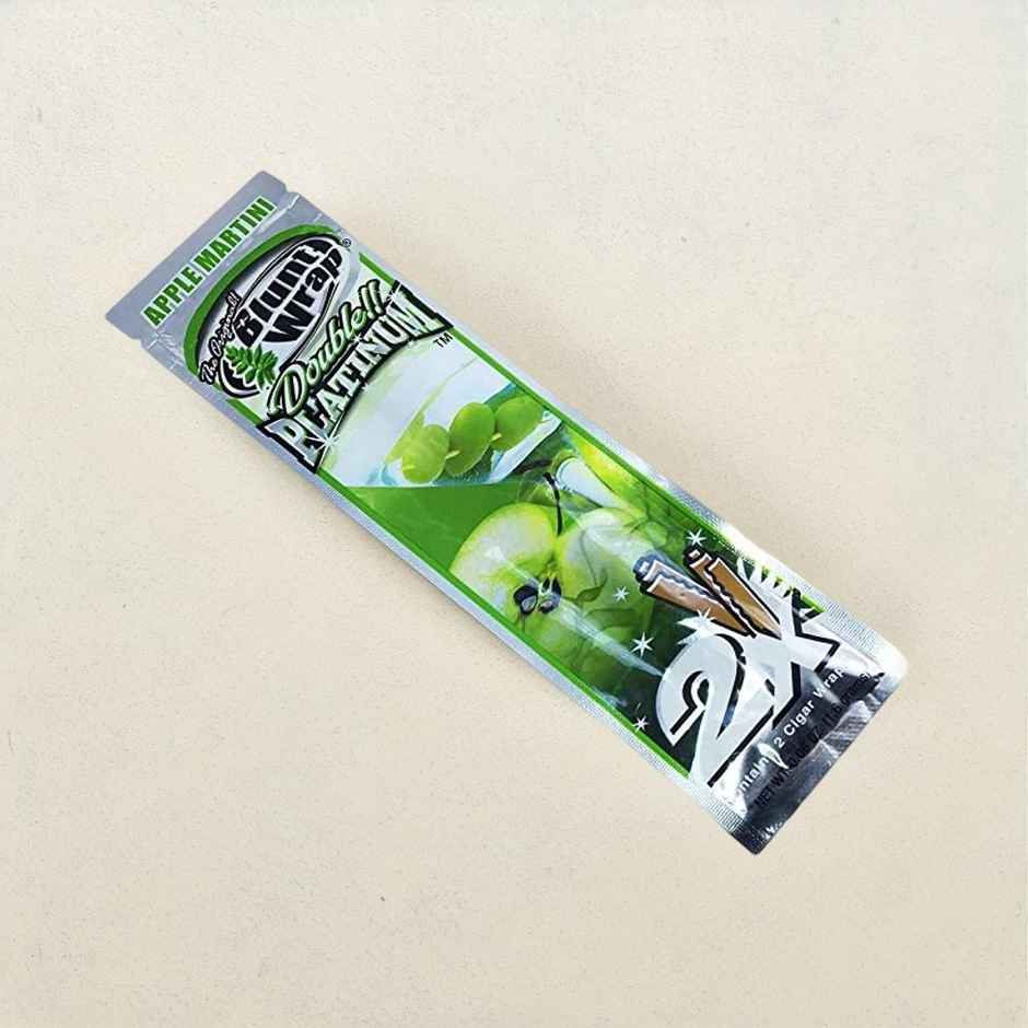 Double Pltainum Blunt Wraps - Apple Martini