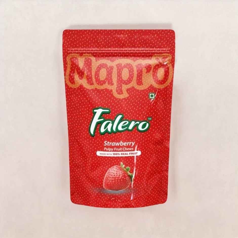Falero Strawberry Pulpy Fruit Chews | Fruity & Chewy