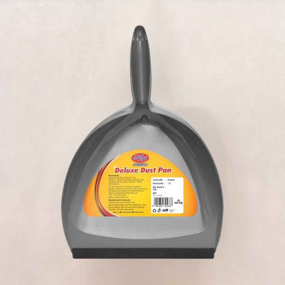 Chakaachak Eazo Wiper(1pc) & Chakaachak Deluxe Dustpan Grey(1pc) Combo
