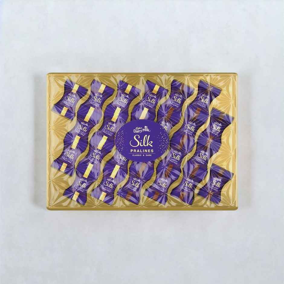 Cadbury Dairy Milk Silk Pralines Transparent Gift Box Chocolate