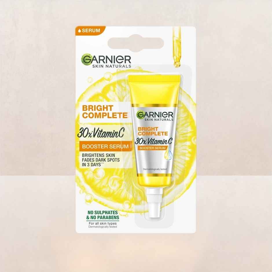 Garnier Skin Naturals Face Serum Brightening and Anti-Dark Spots Bright Complete Vit C Booster