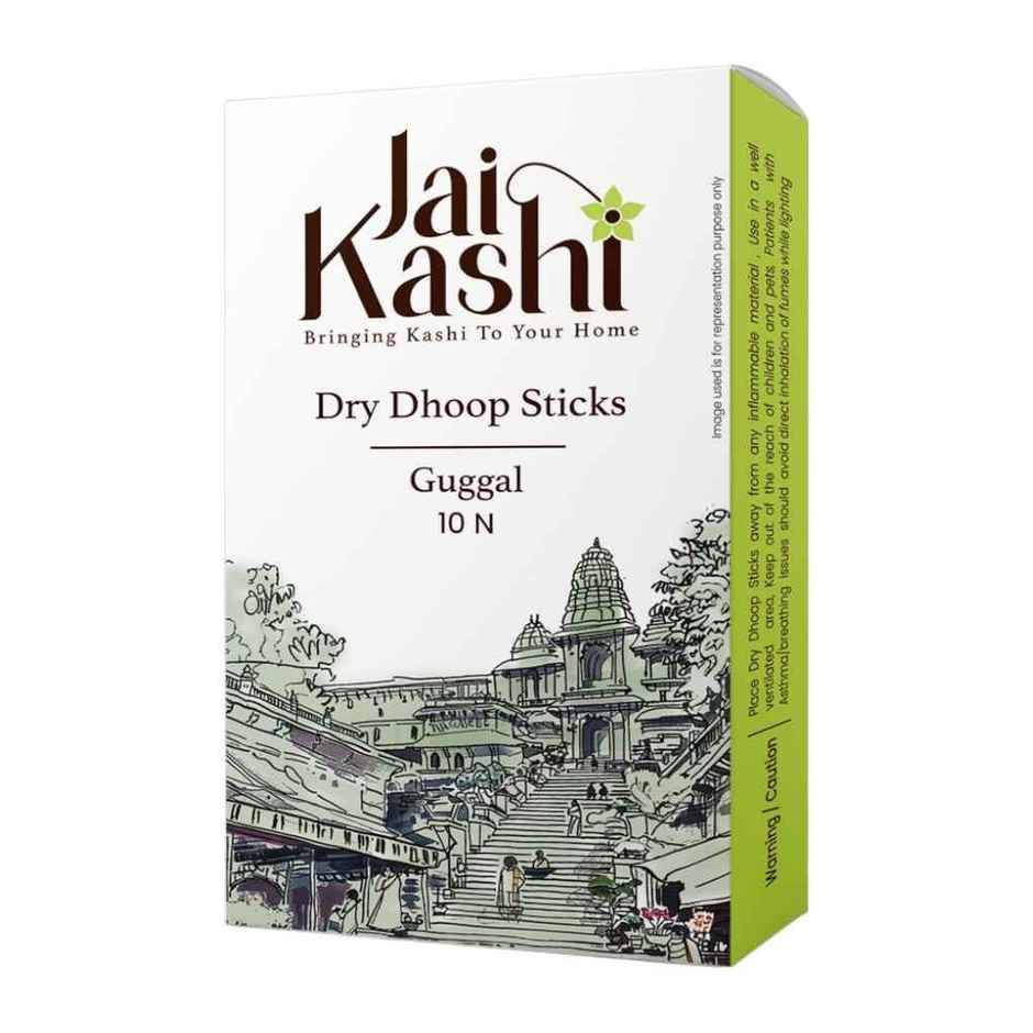 Jai Kashi Guggal Dry Dhoop Sticks - 10 Sticks